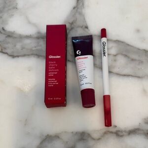 Glossier Black Cherry Balm Dotcom Universal Salve and Lip Line - Black Cherry